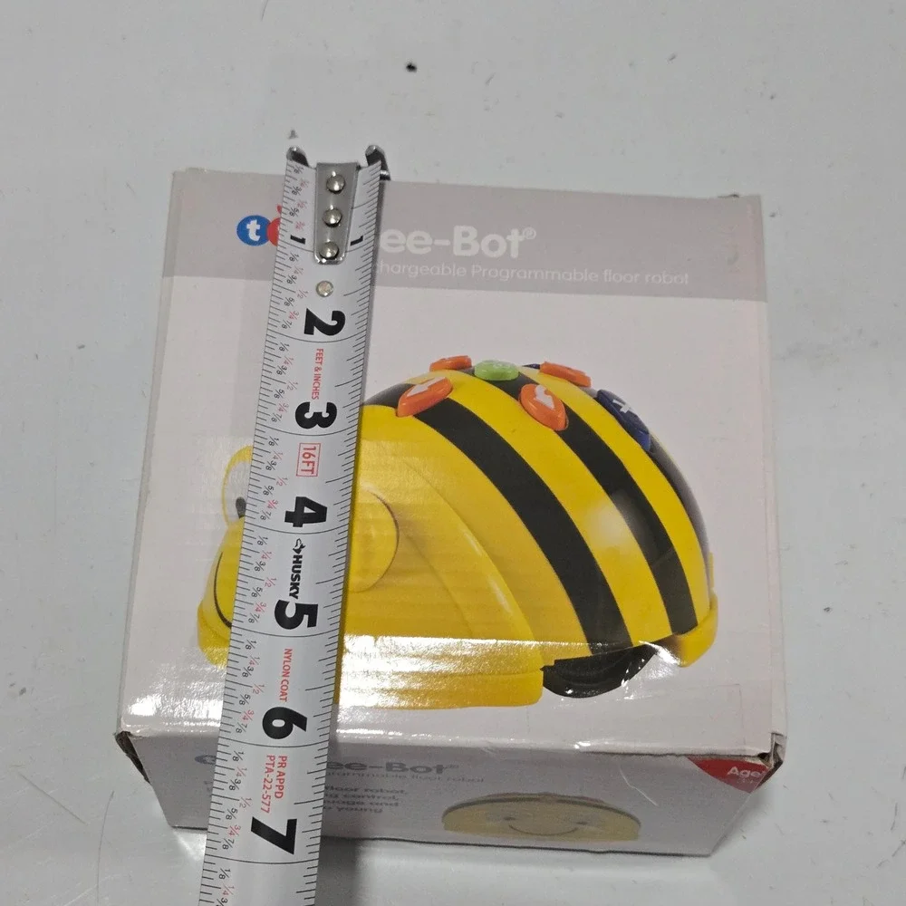 TTS Bee-Bot Rechargeable Programmable Floor Robot EL00363 Yellow Bee STEM Toy